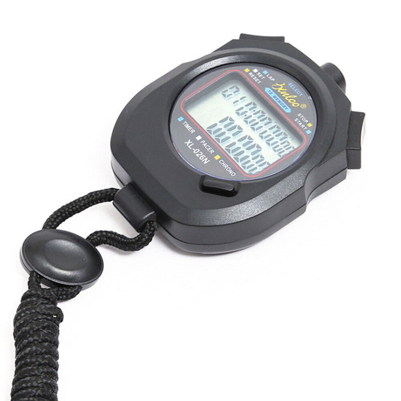 Waterproof Stopwatch Timer Portable Outdoor Sports Running Training Chronograph