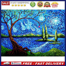 Full Drill Mosaic Rhinestone Picture DIY Living Tree Diamond Painting Wall