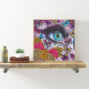 #A Butterfly Big Eyes Diamond Painting Kits Partial Shaped Drill Wall Art Decor