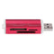 USB2.0 4 in 1 Multi Memory Card Reader for SD/SDHC/Mini SD/MMC/TF (Red) Newly
