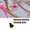 Dual-use Diamond Painting Point Drill Pen Clean-up Sweep Brush Embroidery Supply