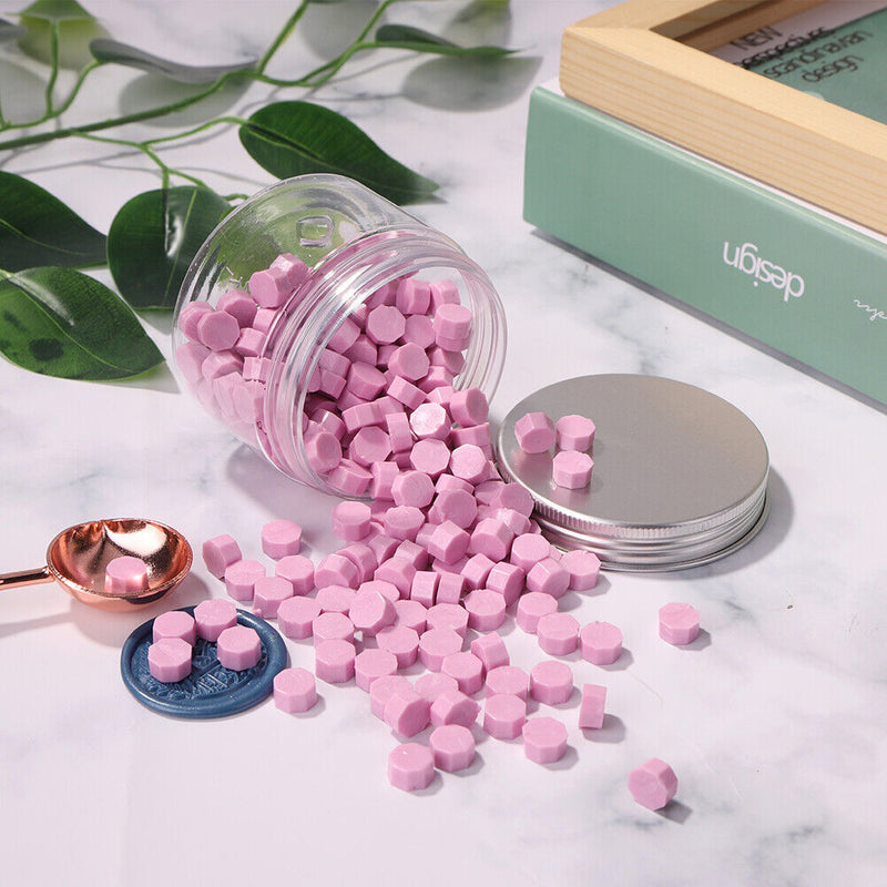 200pcs Ancient Sealing Wax Beads Wedding Invitation Decor Wax Seal Stamp Tablet