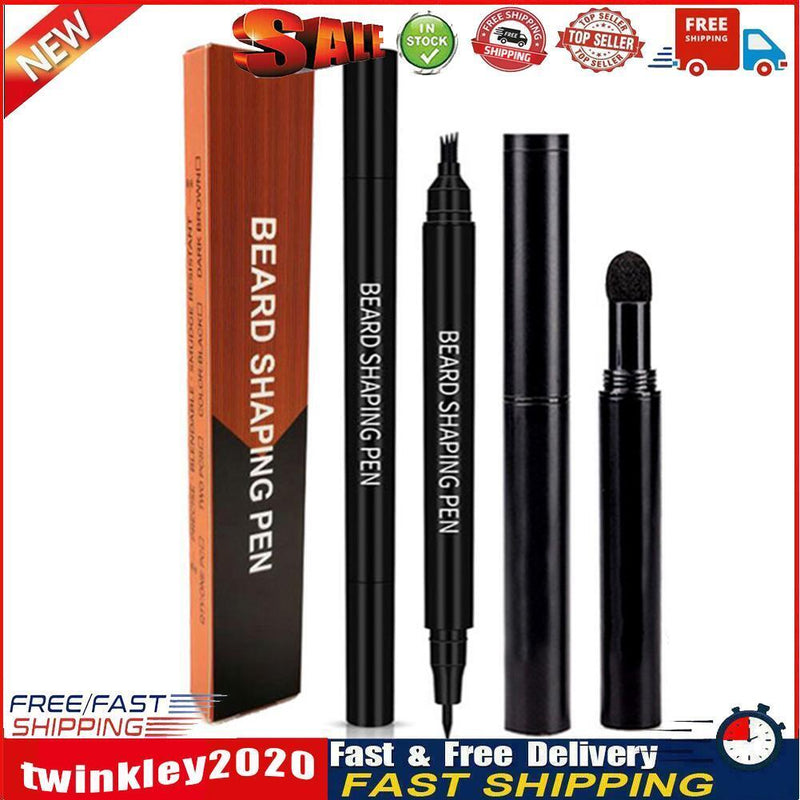 Beard Filling Pen Facial Hair Moustache Repair Shape Regrowth Pen for Men Newly
