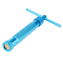 DIY Craft Pottery Clay Extruder Fondant Cake Slime Gun Modeling Tool(Blue) Newly