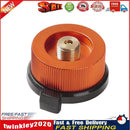 Outdoor Camping Hiking Stoves Adapter Split Gas Furnace Converter (Orange) Newly