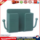 Adhesive Remote Control Mobile Phone Charging Plug Organizer Rack (Green) Newly