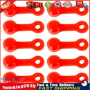 10pcs RISK Bicycle Bleed Nipple Screw Cap Oil Disc Brake Dust Cover (Red) Newly