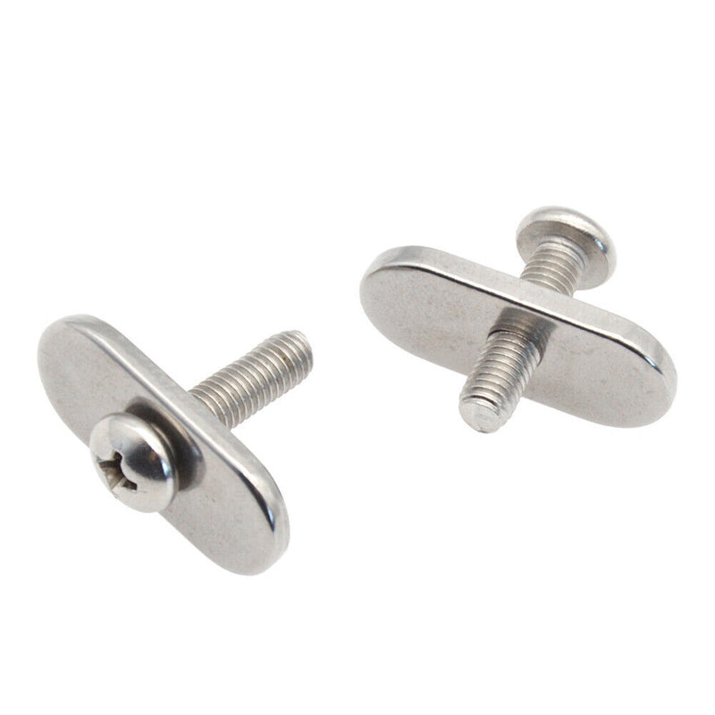 4 Set Kayak Rail Track Screw Stainless Steel M5/M6 Rails Bolts Replacement Parts