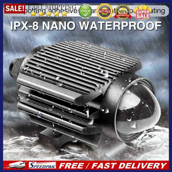 Electric Vehicle Dual Light Color Fog Light Projector Spotlight Motorcycle Headl