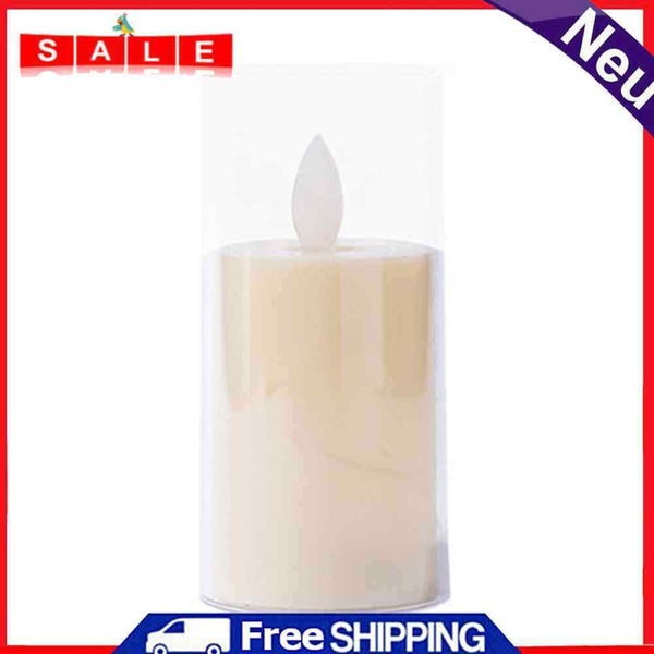 Flameless Candle Lights Electronic Tealight Wedding Home Decor (5x12.5cm)