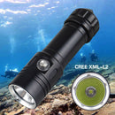 Flashlight Scuba Dive Torch Underwater Signal Light Snorkeling Accessories
