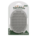 Dog Cat Bath Brush Comb Rubber Pet Hair Fur Grooming Massage Glove (Grey) Newly