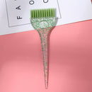 Plastic Crystal Hair Dye Brush Hair Coloring Applicator Hair Comb Barber To