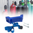 Gas Cylinder Bracket Wall Mounted Durable Gas Cylinder with Screws - Blue Newly