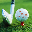 Golf Ball Stamp Marker Ink Golf Ball Stamper Non Fading Golfer Seal (E) Newly