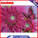 5D Special Shaped Diamond Painting Flower Butterfly DIY Rhinestone Mosaic Wall