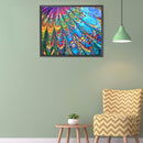 Colorful Texture Circle Oil Paint By Numbers Kits Canvas DIY Picture Craft