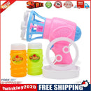 Bubble Blower Machine Electric Fan Automatic Soap Bubble Maker Gun Random