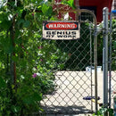 Metal Sign Warning Sign Painting Metal Wall Art High Temperature Resistant Decor