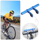30cm MTB Bike Handlebar Extender Double Clamp Bracket Support Rack (Blue) Newly