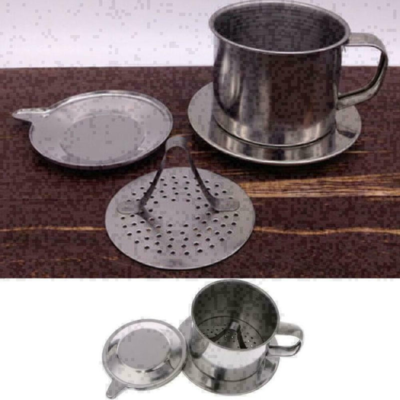 Steel Vietnamese Coffee Drip Press For Office Cup E2I8 W2R1 Single G4P4