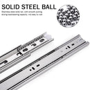 16in Ball Bearing Drawer Slides Three Sections Ball Guide Runners Furniture