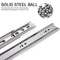 16in Ball Bearing Drawer Slides Three Sections Ball Guide Runners Furniture