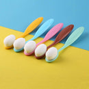 10pcs Colorful Ink Brush Smooth Blending Tools Painting Flat Brushes Kits
