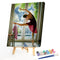 Dancing Girl Oil Paint by Numbers Hand Painted Frameless Picture Home Ornament