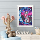 5D DIY Partial Special Shaped Drill Diamond Painting Moon Cat Handmade Art Gift