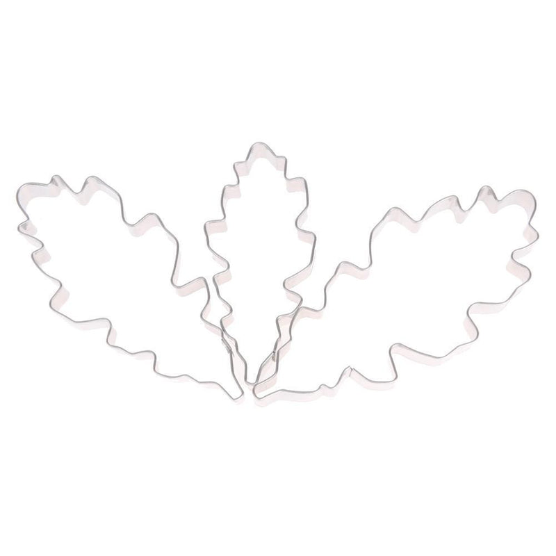 3pcs Stainless Steel Petals Shape Fondant Cake Mold Cookie Cutter Tools