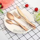 8pcs Stainless Steel Tableware Chopsticks Spoon Fork Knifes Outdoor Cutlery Set