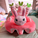 Creative Cartoon Baby Sofa Cover Learn to Sit Seat Feeding Chair Case (E) Newly