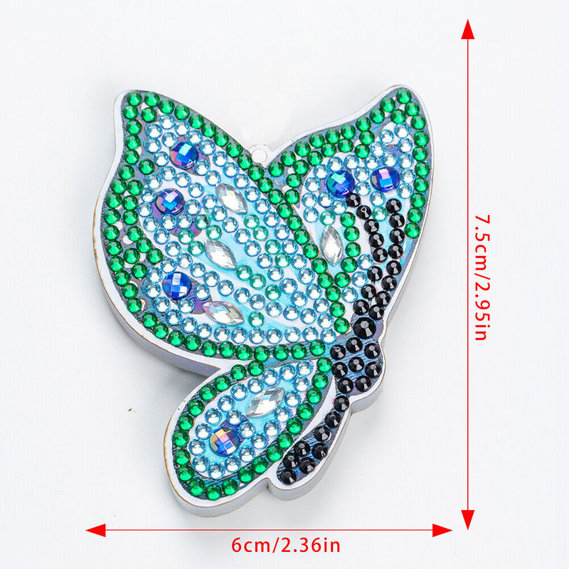 Calf 5D Diamond Painting Keychain Slap Luminous DIY Bag Pendant (dsk009)