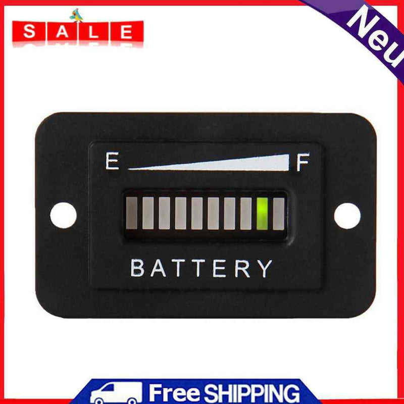 48V Digital LED Indicator Meter Golf Cart LED Battery Status Free Display