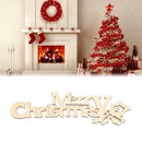 Cut Hanging Ornaments Wooden Slice Xmas Decoration Merry Christmas Wood Pieces