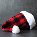 Christmas Cap Fashion Lattice Funny Christmas Hats for Adults Men Women Children