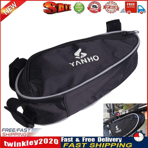 Triangle Bicycle Cycling Bike Bag Beams Tripod Phone Tools Kit Tool Bag B Newly