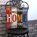 Household Throw Pillow Cases English Letter Covers for Home Sofa Seat Chair Car
