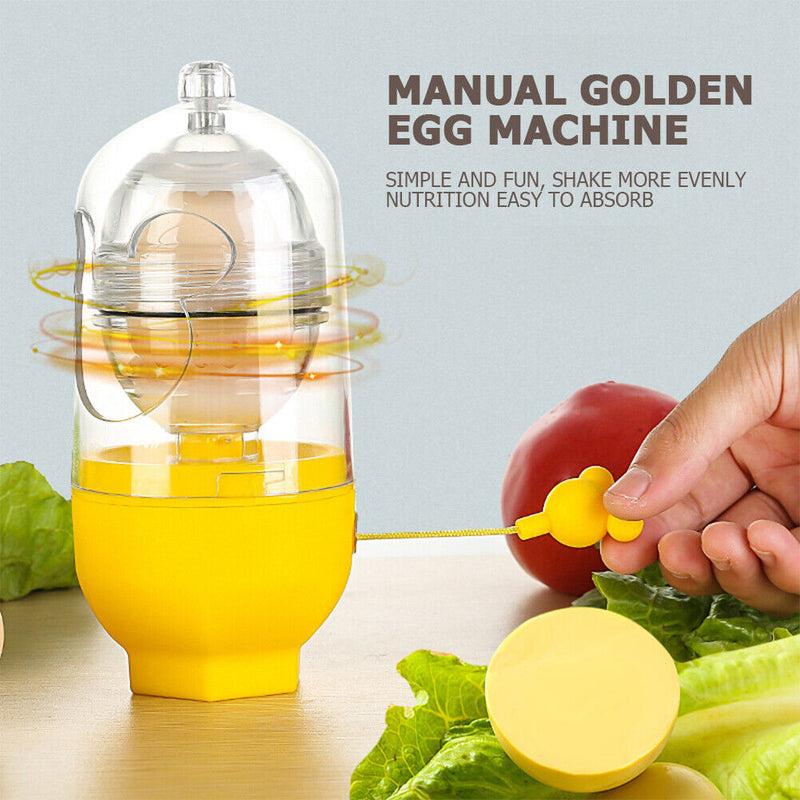 Hand Powered Golden Egg Maker Eggs Yolk White Mixer Kitchen Puller Gadgets