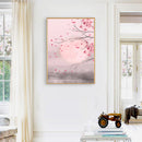 Blooming Apricot Flower Coloring Picture Oil Paint By Numbers DIY No Frame Gi