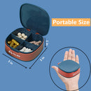 For Purse or Pocket Cute Pill Organizer Portable Daily Small Pill Box