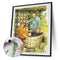 Oil Paint By Numbers Picture DIY Painting Old Lady Friend Acrylic Paint Decor