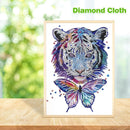 5D DIY Special Shaped Diamond Painting Tiger Butterfly Embroidery Kits Wall Art