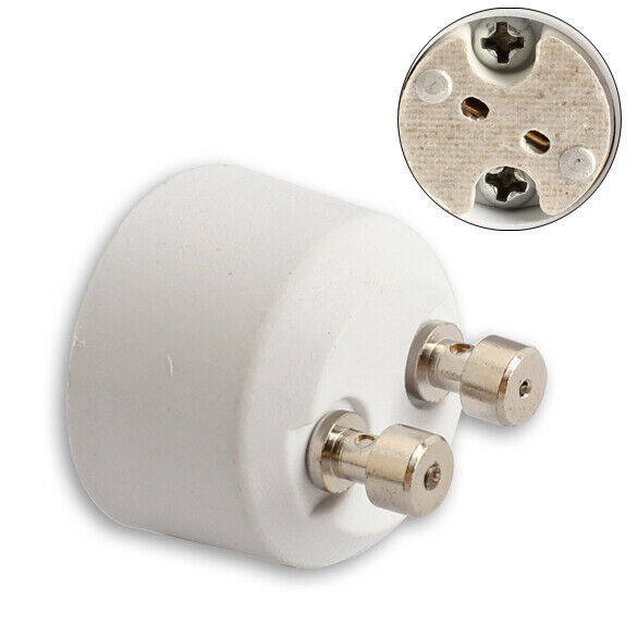 GU10 To MR16 Socket Base Halogen Light Bulb Lamp Adapter Converter Holder Newly