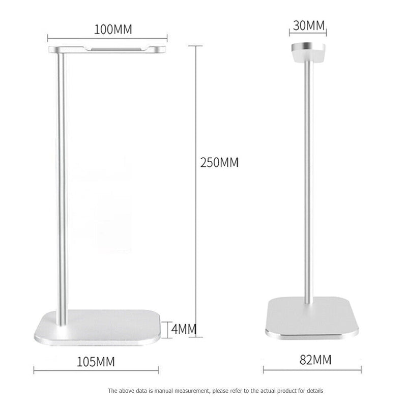 Aluminum Alloy Headphones Holder Stand Universal Headset Earphone Hanger Rack