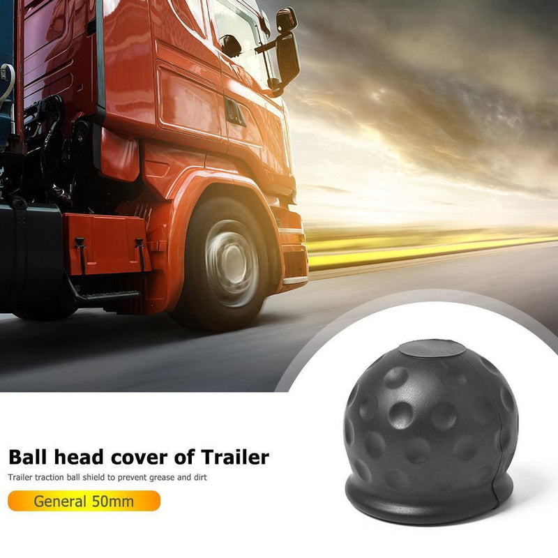 50mm Auto Tow Bar Ball Cover Cap Hitch Caravan Trailer Protect Universal Newly
