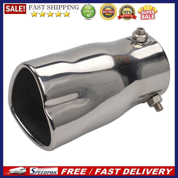 Car Exhaust Tip Bolt-on Heart Edge Stainless Steel Tailpipe Tip 2.5 inch In