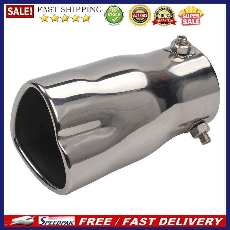 Car Exhaust Tip Bolt-on Heart Edge Stainless Steel Tailpipe Tip 2.5 inch In