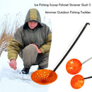 Ice Fishing Scoop Strainer Slush Skimmer Outdoor Fishing Tackles (Black)
